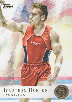 2012 Topps U.S. Olympic Team & Hopefuls - Gold #80 Jonathan Horton Front