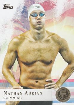 2012 Topps U.S. Olympic Team & Hopefuls - Gold #87 Nathan Adrian Front
