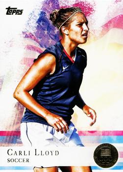 2012 Topps U.S. Olympic Team & Hopefuls - Gold #83 Carli Lloyd Front