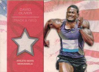 2012 Topps U.S. Olympic Team & Hopefuls - Relics #OR-DO David Oliver Front