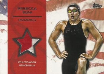2012 Topps U.S. Olympic Team & Hopefuls - Relics Silver #OR-RS Rebecca Soni Front