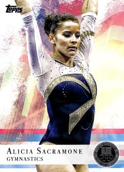 2012 Topps U.S. Olympic Team & Hopefuls - Silver #11 Alicia Sacramone Front