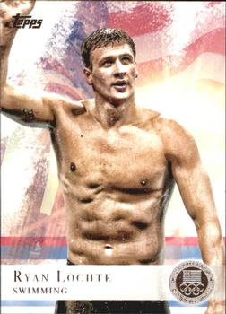 2012 Topps U.S. Olympic Team & Hopefuls - Silver #17 Ryan Lochte Front