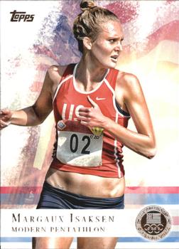 2012 Topps U.S. Olympic Team & Hopefuls - Silver #27 Margaux Isaksen Front