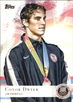 2012 Topps U.S. Olympic Team & Hopefuls - Silver #28 Conor Dwyer Front