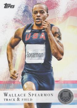 2012 Topps U.S. Olympic Team & Hopefuls - Silver #34 Wallace Spearmon Front