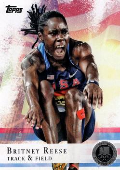 2012 Topps U.S. Olympic Team & Hopefuls - Silver #39 Britney Reese Front