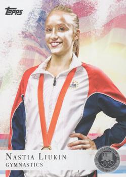 2012 Topps U.S. Olympic Team & Hopefuls - Silver #43 Nastia Liukin Front
