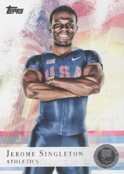 2012 Topps U.S. Olympic Team & Hopefuls - Silver #48 Jerome Singleton Front