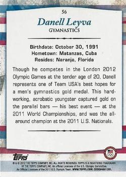 2012 Topps U.S. Olympic Team & Hopefuls - Silver #56 Danell Leyva Back