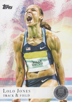 2012 Topps U.S. Olympic Team & Hopefuls - Silver #70 Lolo Jones Front