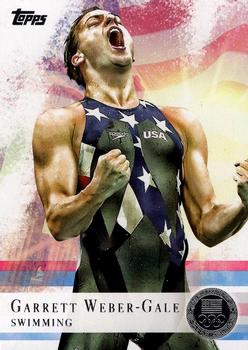 2012 Topps U.S. Olympic Team & Hopefuls - Silver #77 Garrett Weber-Gale Front
