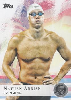 2012 Topps U.S. Olympic Team & Hopefuls - Silver #87 Nathan Adrian Front