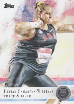 2012 Topps U.S. Olympic Team & Hopefuls - Silver #92 Jillian Camarena-Williams Front