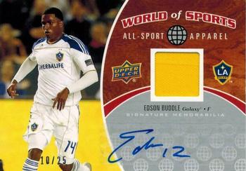 2010 Upper Deck World of Sports - All-Sport Apparel Memorabilia Autographs #ASA-21 Edson Buddle Front