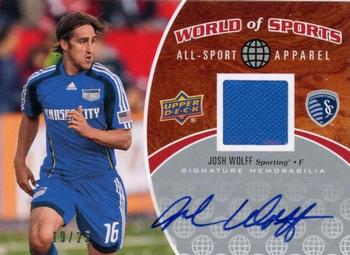 2010 Upper Deck World of Sports - All-Sport Apparel Memorabilia Autographs #ASA-29 Josh Wolff Front