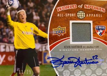 2010 Upper Deck World of Sports - All-Sport Apparel Memorabilia Autographs #ASA-30 Kevin Hartman Front