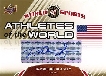 2010 Upper Deck World of Sports - Athletes of the World Autographs #AW-6 DaMarcus Beasley Front