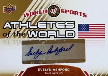 2010 Upper Deck World of Sports - Athletes of the World Autographs #AW-8 Evelyn Ashford Front