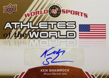 2010 Upper Deck World of Sports - Athletes of the World Autographs #AW-27 Ken Shamrock Front