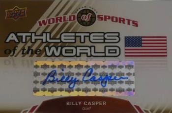 2010 Upper Deck World of Sports - Athletes of the World Autographs #AW-30 Billy Casper Front