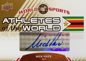 2010 Upper Deck World of Sports - Athletes of the World Autographs #AW-42 Nick Price Front