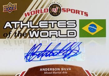 2010 Upper Deck World of Sports - Athletes of the World Autographs #AW-50 Anderson Silva Front