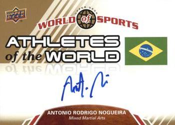2010 Upper Deck World of Sports - Athletes of the World Autographs #AW-53 Antonio Rodrigo Nogueira Front