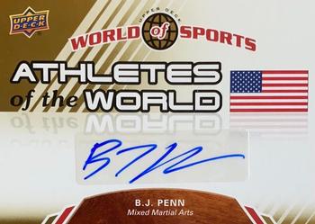 2010 Upper Deck World of Sports - Athletes of the World Autographs #AW-54 BJ Penn Front