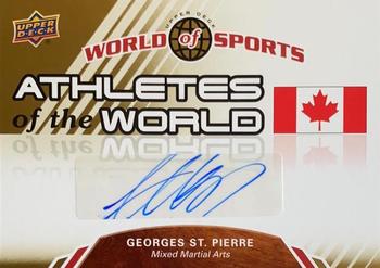 2010 Upper Deck World of Sports - Athletes of the World Autographs #AW-67 Georges St-Pierre Front