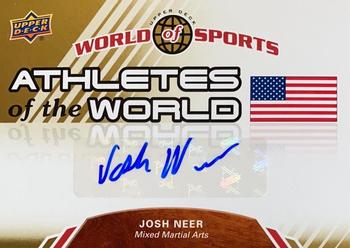 2010 Upper Deck World of Sports - Athletes of the World Autographs #AW-74 Josh Neer Front