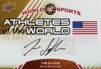 2010 Upper Deck World of Sports - Athletes of the World Autographs #AW-87 Tim Sylvia Front