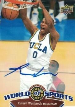 2010 Upper Deck World of Sports - Autographs #4 Russell Westbrook Front