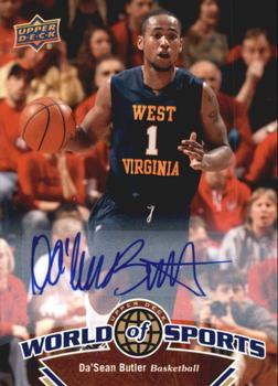 2010 Upper Deck World of Sports - Autographs #40 Da'Sean Butler Front