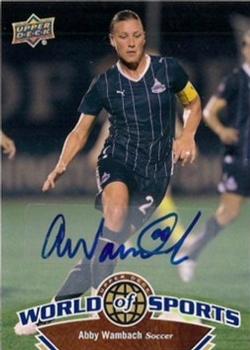 2010 Upper Deck World of Sports - Autographs #102 Abby Wambach Front