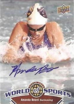 2010 Upper Deck World of Sports - Autographs #207 Amanda Beard Front