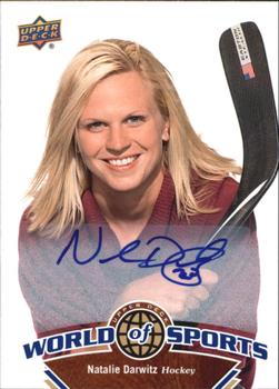 2010 Upper Deck World of Sports - Autographs #246 Natalie Darwitz Front