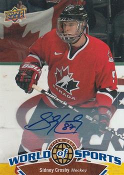2010 Upper Deck World of Sports - Autographs #304 Sidney Crosby Front