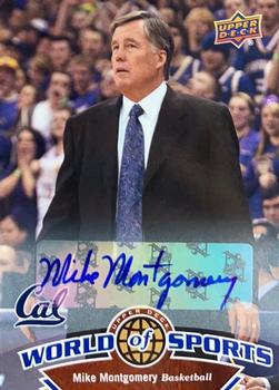2010 Upper Deck World of Sports - Autographs #352 Mike Montgomery Front