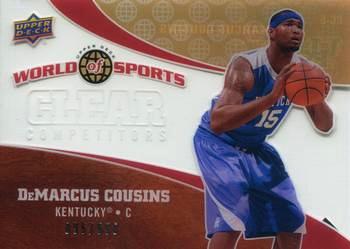 2010 Upper Deck World of Sports - Clear Competitors #CC-6 DeMarcus Cousins Front