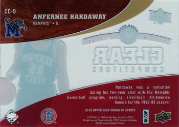 2010 Upper Deck World of Sports - Clear Competitors #CC-9 Anfernee Hardaway Back