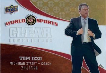 2010 Upper Deck World of Sports - Clear Competitors #CC-10 Tom Izzo Front