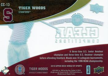 2010 Upper Deck World of Sports - Clear Competitors #CC-13 Tiger Woods Back