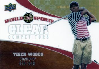 2010 Upper Deck World of Sports - Clear Competitors #CC-13 Tiger Woods Front
