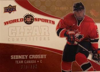 2010 Upper Deck World of Sports - Clear Competitors #CC-15 Sidney Crosby Front