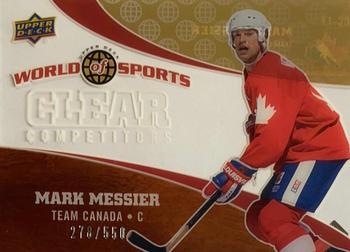 2010 Upper Deck World of Sports - Clear Competitors #CC-17 Mark Messier Front