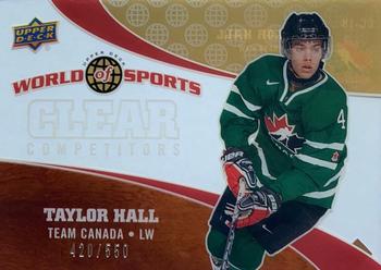 2010 Upper Deck World of Sports - Clear Competitors #CC-18 Taylor Hall Front