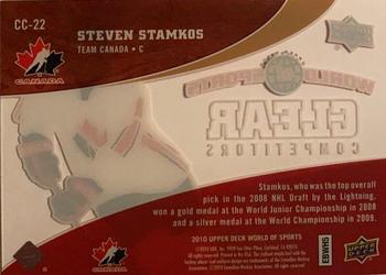 2010 Upper Deck World of Sports - Clear Competitors #CC-22 Steven Stamkos Back