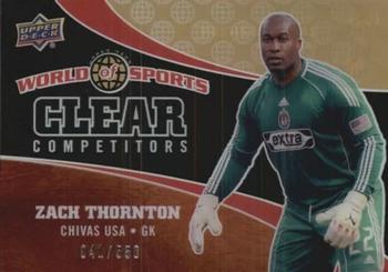 2010 Upper Deck World of Sports - Clear Competitors #CC-24 Zach Thornton Front