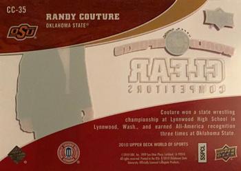 2010 Upper Deck World of Sports - Clear Competitors #CC-35 Randy Couture Back